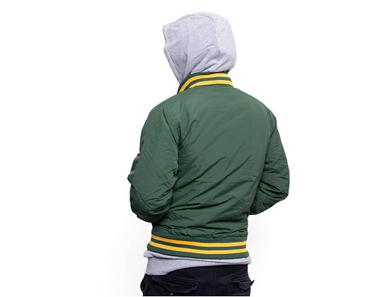 Bunda New Era NFL Team Wordmark Bomber Green Bay Packers Green