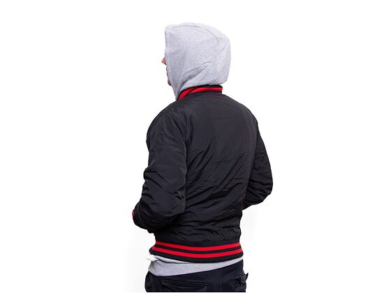 Bunda New Era NBA Team Wordmark Bomber Chicago Bulls Black