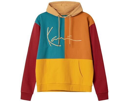Mikina Karl Kani Signature Block Hoodie Multicolor
