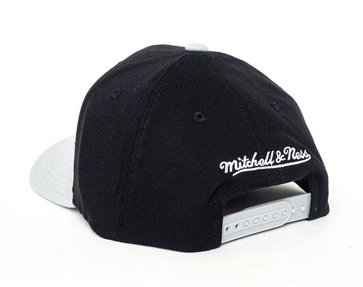 Kšiltovka Mitchell & Ness Brooklyn Nets Arched Script 2 Tone 110 Snapback Black / Grey