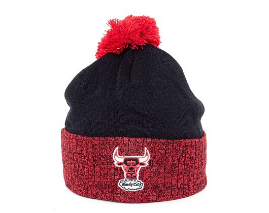 Kulich Mitchell & Ness Chicago Bulls Two Tone Pom Beanie HWC Black