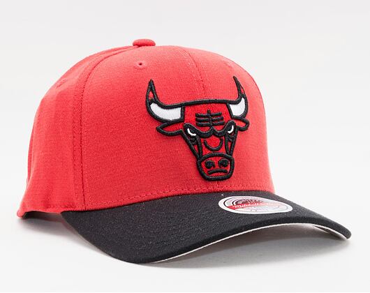Kšiltovka Mitchell & Ness Chicago Bulls Wool 2 Tone Redline Stretch Snapback Red / Black