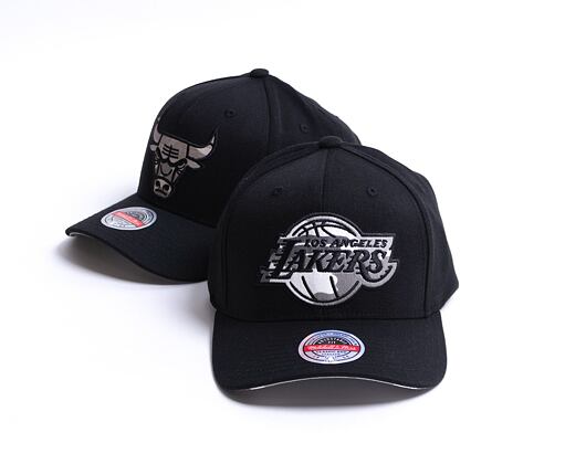 Kšiltovka Mitchell & Ness Los Angeles Lakers Urban Camo Redline Stretch Snapback Black