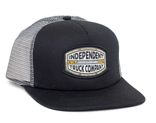 Kšiltovka Independent ITC Curb Meshback Cap Black/Grey