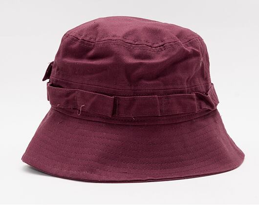 Klobouk New Era Adventure Bucket Camp Patch Maroon
