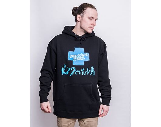 Mikina Pink Dolphin PROMO HOODIE QS2116PBBL BLACK