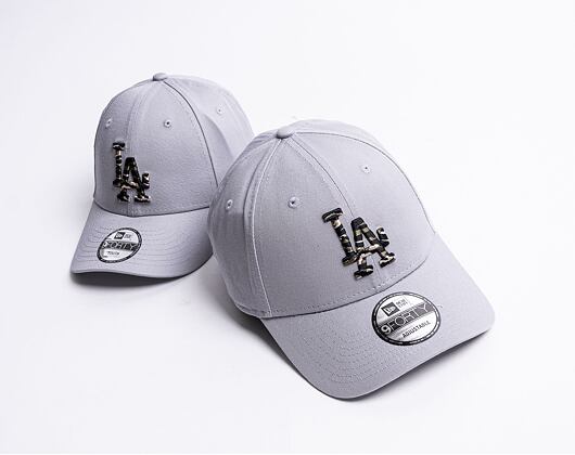 Dětská kšiltovka New Era 9FORTY MLB Wild Camo Los Angeles Dodgers Grey