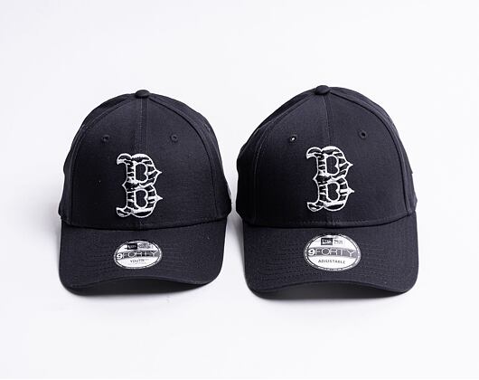 Dětská kšiltovka New Era 9FORTY MLB Wild Camo Boston Red Sox Navy