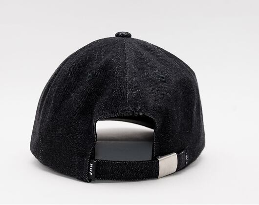 Kšiltovka HUF Marka Denim 6 Panel Hat Black