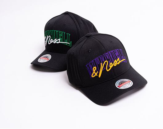Kšiltovka Mitchell & Ness Branded Zone Redline Stretch Snapback Purple/Yellow