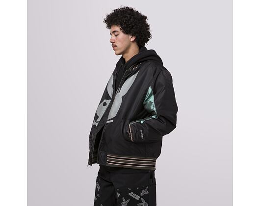 Oboustranná bunda HUF Playboy Reversible Bomber Black