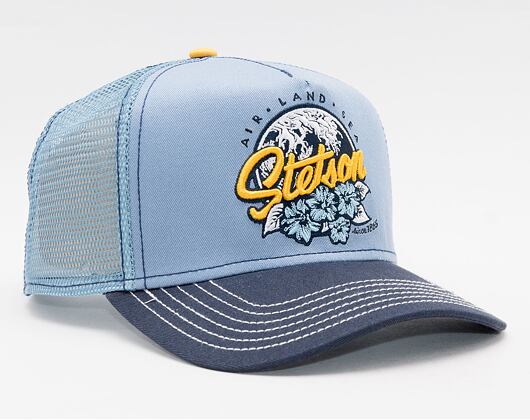 Kšiltovka Stetson Trucker Cap Air Land Sea 7751192 Blue