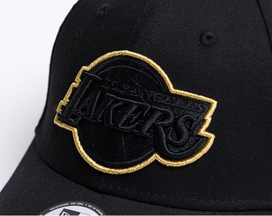 Kšiltovka New Era 9FORTY Gold Pop Los Angeles Lakers Snapback Black