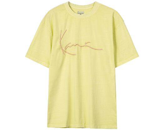 Triko Karl Kani Signature Destroyed Tee Light Yellow