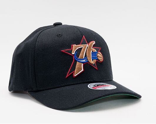 Kšiltovka Mitchell & Ness Team Ground 2.0 Stretch Snapback HWC Philadelphia 76ers Black