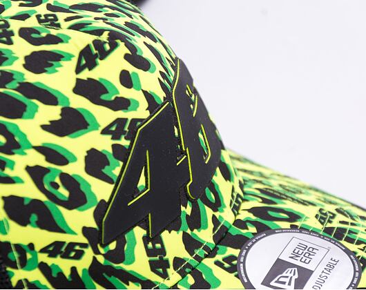 Kšiltovka New Era 9FORTY A-Frame Trucker All Over Print VR46 Snapback Upright Yellow/Black