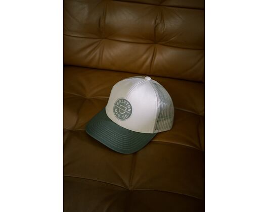 Kšiltovka Brixton Crest X Mp Mesh Cap Twig/Vanilla
