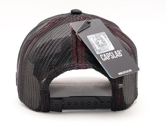 Kšiltovka Capslab - Trucker Looney Tunes - Taz - Black / Red
