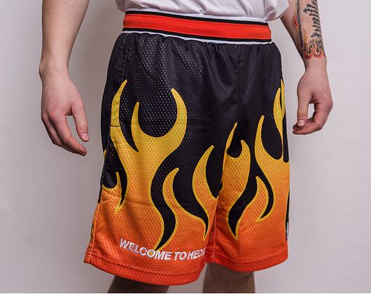 Kraťasy Rip N Dip Welcome To Heck Basket Ball Shorts Black RND9029