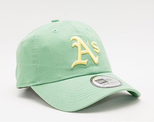 Kšiltovka New Era 9TWENTY MLB Essential Casual Classic Oakland Athletics Strapback Mint/Lime Yellow