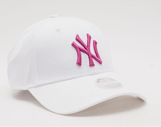 Dámská kšiltovka New Era 9FORTY Womens MLB League Essential New York Yankees Strapback Optic White