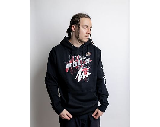 Mikina Mitchell & Ness Hyper Hoops Hoodie Chicago Bulls Black