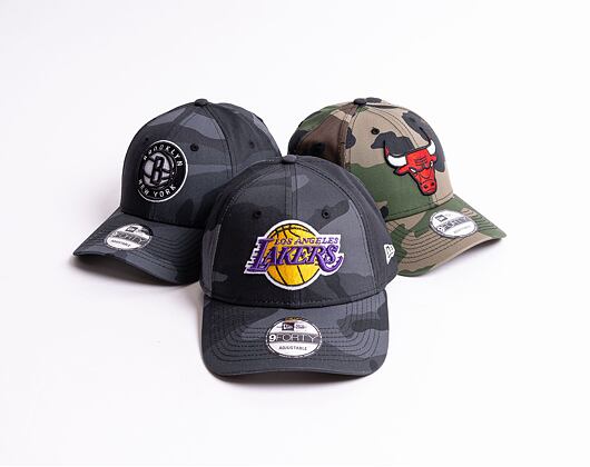 Kšiltovka New Era 9FORTY NBA Camo Los Angeles Lakers Strapback Moonland Camo