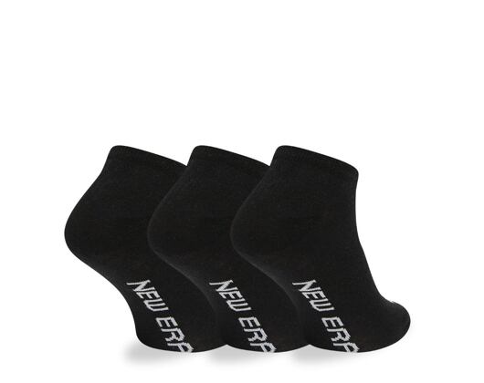 3 páry ponožek New Era Flag Sneaker 3Pack Black