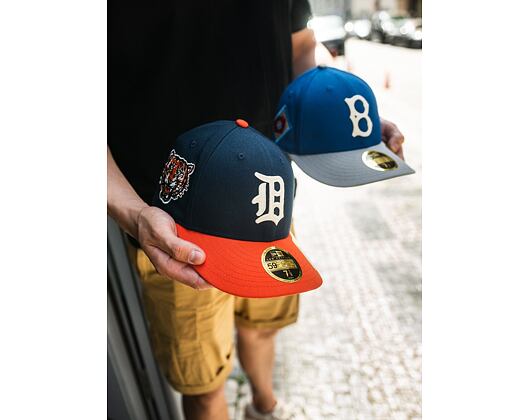 Kšiltovka New Era 59FIFTY Low Profile MLB Cooperstown Detroit Tigers Fitted Oceanside Blue
