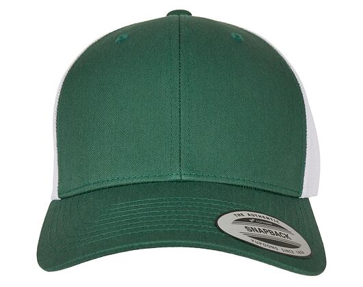 Kšiltovka Yupoong Retro Trucker 2-Tone Evergreen / White