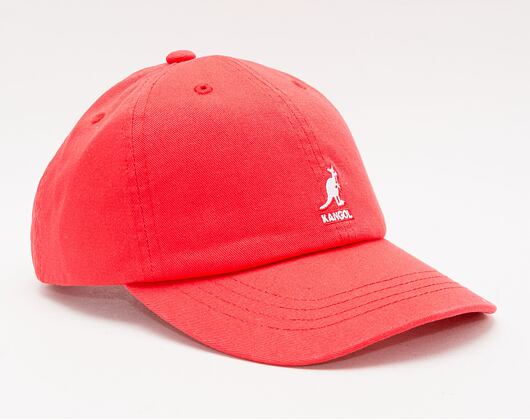 Kšiltovka Kangol Washed Baseball Cherry Glow