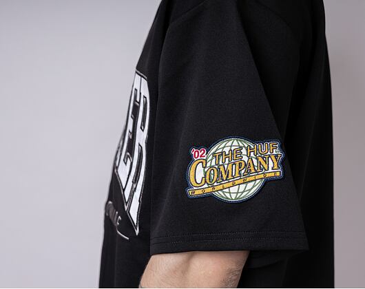 Dres HUF × Thrasher Center Field Baseball Jersey Black