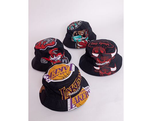 Klobouk Mitchell & Ness Chicago Bulls Cut Up Bucket HWC Black
