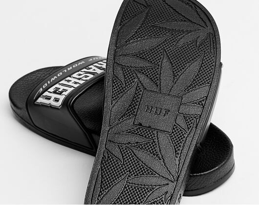 Pantofle HUF X Thrasher Slide Black