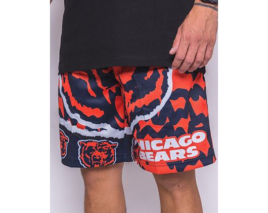 Kraťasy Mitchell & Ness NFL Jumbotron 2.0 Shorts Chicago Bears Navy / Orange