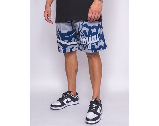 Kraťasy Mitchell & Ness NCAA Jumbotron 2.0 Shorts Georgetown University Navy / Grey