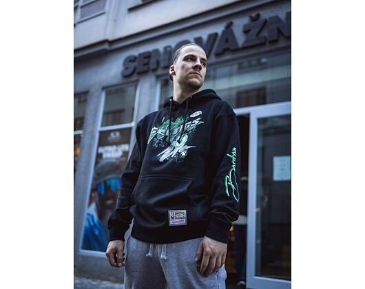 Mikina Mitchell & Ness Hyper Hoops Hoodie Boston Celtics Black