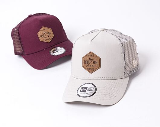 Kšiltovka New Era - Heritage Patch 9FORTY Trucker - Stone