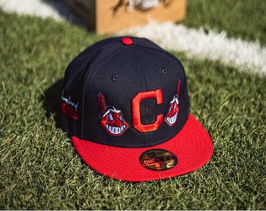 New Era × Adam Wave 59FIFTY MLB “Banned” Cleveland Indians Fitted