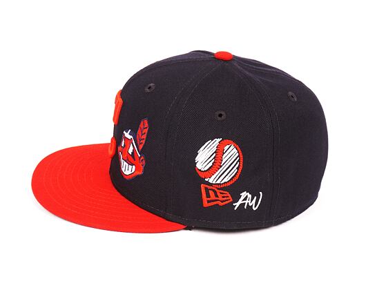 New Era × Adam Wave 59FIFTY MLB “Banned” Cleveland Indians Fitted