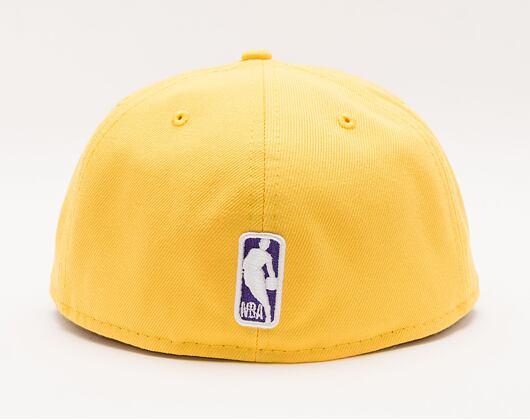Kšiltovka New Era 59FIFTY NBA Basic Los Angeles Lakers Fitted Yellow / Purple