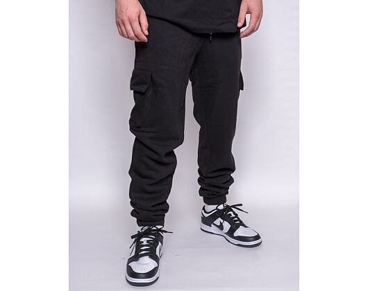 Tepláky New Era Seasonal Cargo Sweatpants Black / Yellow