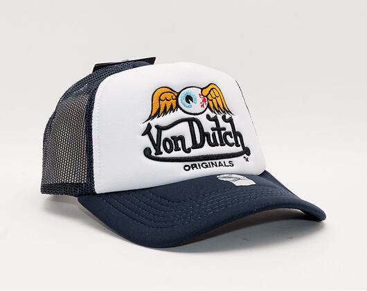 Kšiltovka Von Dutch Baker Trucker Foam White/Navy