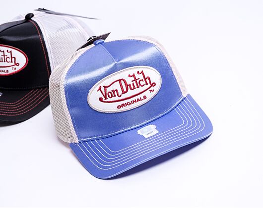 Kšiltovka Von Dutch Cary Trucker Satin Blue/Pink