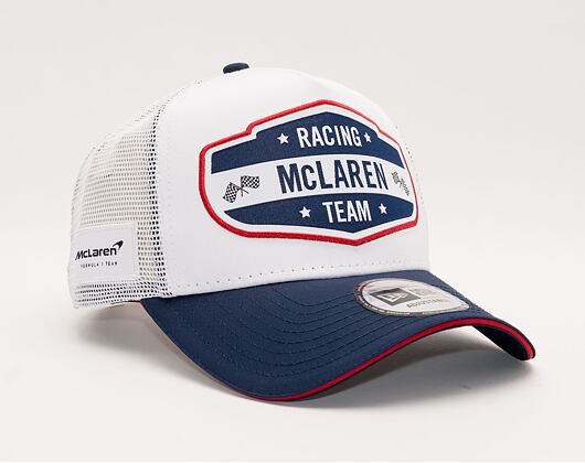 Kšiltovka New Era 9FORTY A-Frame Trucker USA MCLAREN White