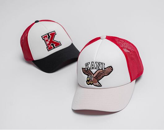 Kšiltovka Karl Kani Retro Trucker Cap light sand