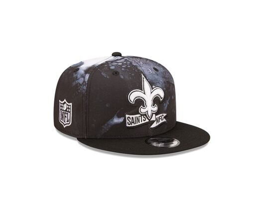 Kšiltovka New Era 9FIFTY NFL22 Sideline "Ink Dye" New Orleans Saints Black / White