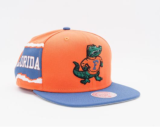 Kšiltovka Mitchell & Ness Jumbotron Snapback University Of Florida Orange / Red