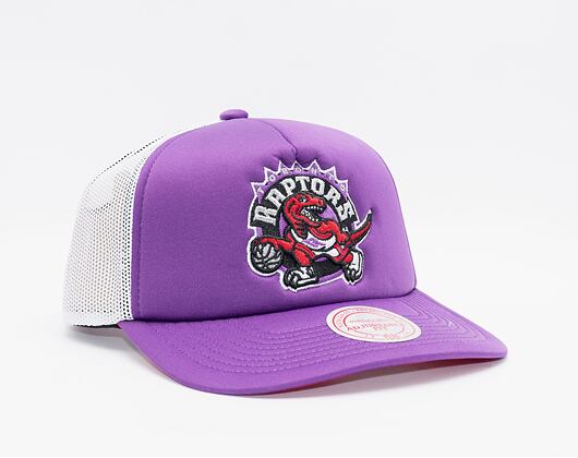 Kšiltovka Mitchell & Ness Off The Backboard Trucker Hwc Toronto Raptors Purple / White