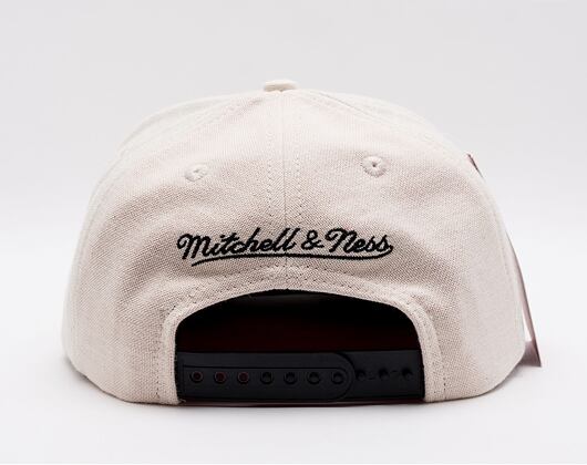 Kšiltovka Mitchell & Ness Cut Away Snapback Nba Chicago Bulls Off White